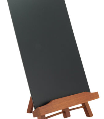 Securit tafel-krijtbord JUNIOR met schildersezel, mahonie