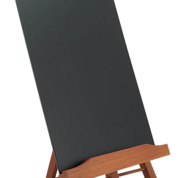 Securit tafel-krijtbord JUNIOR met schildersezel, mahonie