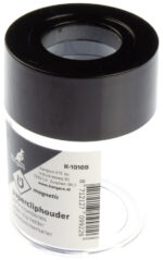 kangaro paperclipdispenser, rond, transparant / zwart