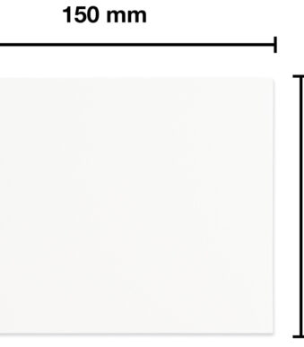 kangaro briefkaarten, 250 g/m2, 105 x 150 mm, wit