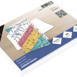 kangaro dubbele kaart, 105 x 150 mm, 300 g/m2, wit