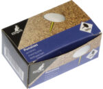 kangaro punaises, kunststof bekleed, wit