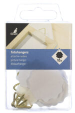 kangaro fotohanger / kalenderhanger, diameter: 30 mm, rond, wit
