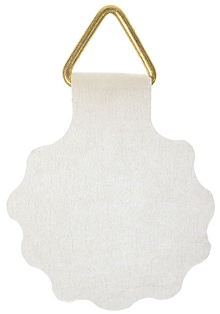 kangaro fotohanger / kalenderhanger, diameter: 30 mm, rond, wit