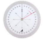kangaro koershoekmeter, diameter: 126 mm, transparant