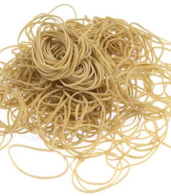 kangaro elastieken Nr. 16, diameter: 60 mm, naturel, 100 g