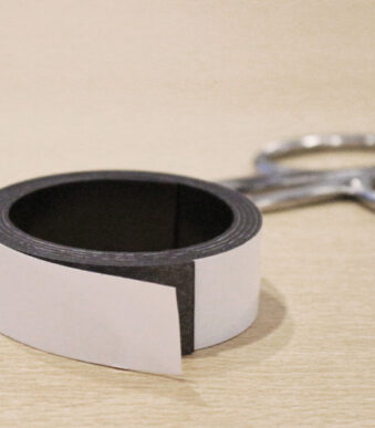 kangaro magneetband, 12,5 mm x 1 m, wit