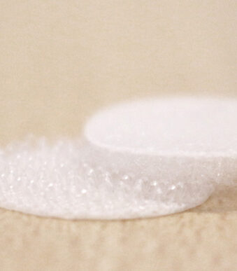 kangaro zelfklevende klittenbandrondjes, diameter: 20 mm, wit