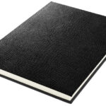 kangaro schetsboek, DIN A5, slangenleer look, zwart