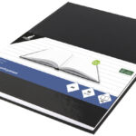 kangaro notitieboek, DIN A4, 80 vel, gelinieerd, zwart