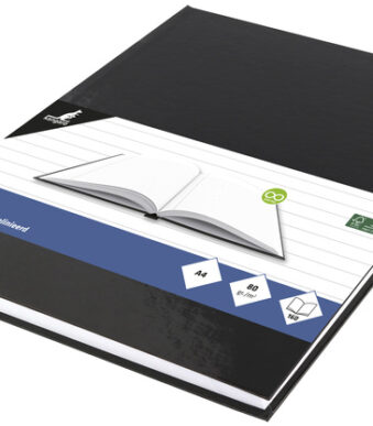 kangaro notitieboek, DIN A4, 80 vel, gelinieerd, zwart