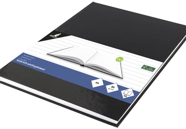 kangaro notitieboek, DIN A4, 80 vel, gelinieerd, zwart