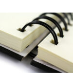 kangaro spiraal-schetsboek Design, DIN A4, 80 vel, zwart