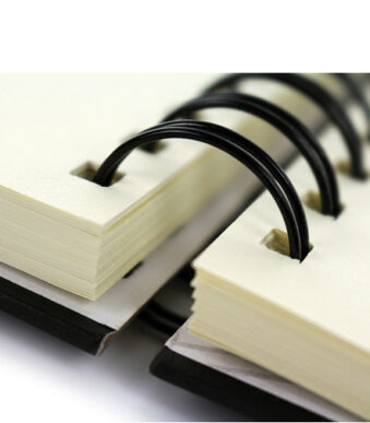 kangaro spiraal-schetsboek Design, DIN A4, 80 vel, zwart