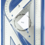 kangaro set metalen linialen, roestvrij staal, 4-delig