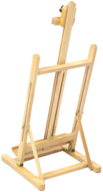 kangaro tafel-schildersezel, groot, dennenhout