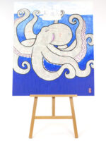 kangaro statief-schildersezel, driepoots statief, beukenhout