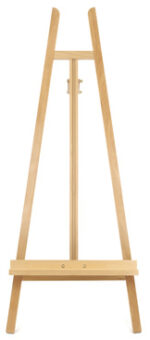 kangaro statief-schildersezel, driepoots statief, beukenhout