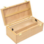 kangaro gereedschapskistje voor kunstenaars, 2 etages, beukenhout