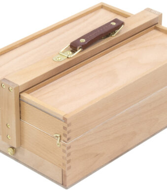 kangaro gereedschapskistje voor kunstenaars, 3 etages, beukenhout