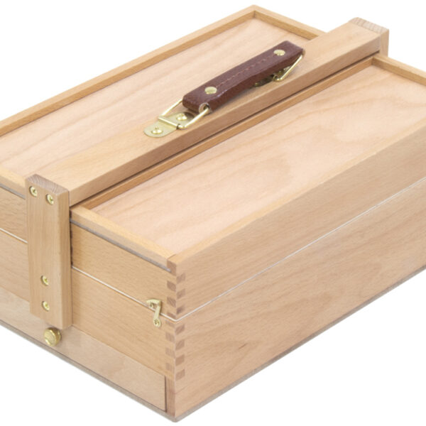 kangaro gereedschapskistje voor kunstenaars, 3 etages, beukenhout
