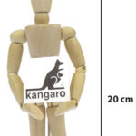 kangaro ledenpop, neutraal, hoogte: 200 mm
