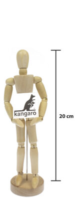 kangaro ledenpop, neutraal, hoogte: 200 mm