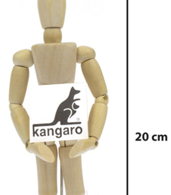 kangaro ledenpop, neutraal, hoogte: 200 mm