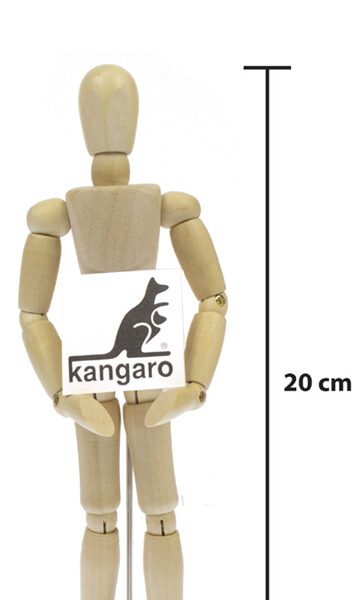 kangaro ledenpop, neutraal, hoogte: 200 mm
