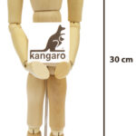kangaro ledenpop, neutraal, hoogte: 300 mm