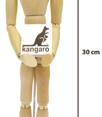 kangaro ledenpop, neutraal, hoogte: 300 mm