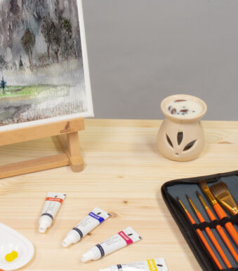 kangaro set aquarelpenselen, 10-delig, in etui