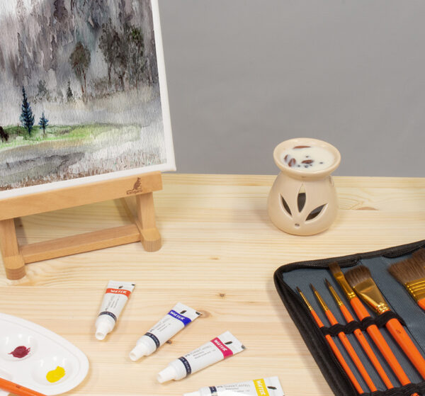 kangaro set aquarelpenselen, 10-delig, in etui