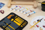 kangaro set acrylpenselen, 10-delig, in etui