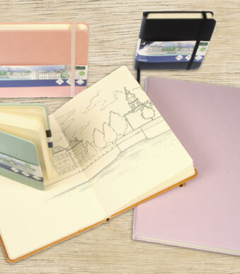 kangaro schetsboek, PU-hardcover, DIN A6, zwart