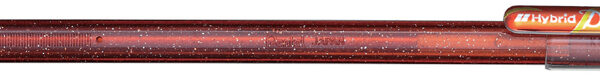 Pentel Hybride Gel-Inktroller 'Dual Pen', oranje/geel.