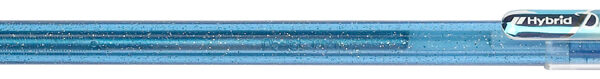 Pentel Hybride Gelroller 'Dual Pen', grijsblauw/blauw.