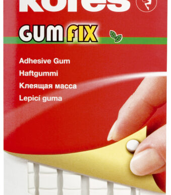 Kores ´GUMFIX´, voorgestanste lijmpads