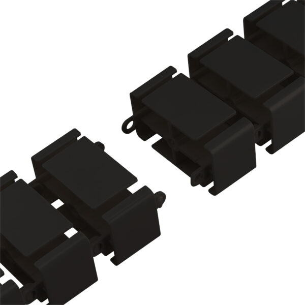 LogiLink kabelkanaal met tafelklem en voet, zwart