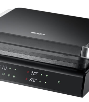SEVERIN contactgrill SEVINI Comfort KG 2399, glas / zwart