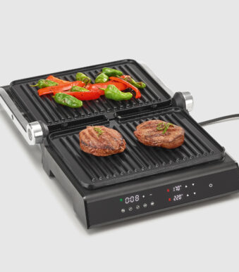 SEVERIN contactgrill SEVINI Comfort KG 2399, glas / zwart