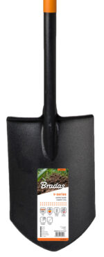 Bradas spitspade, lengte: 1.250 mm, zwart/oranje