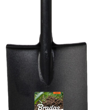 Bradas spitspade, lengte: 1.250 mm, zwart/oranje