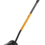 Bradas stalen schep, lengte 1.250 mm, zwart/oranje