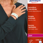 AVERY Zweckform - Evenementenbandjes - 265 x 18 mm - Bedruikbaar - Wit