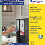 AVERY Zweckform ordnerrug-etiketten, 61 x 192 mm, wit