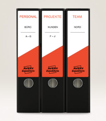 AVERY Zweckform ordnerrug-etiketten, 59 x 192 mm, wit