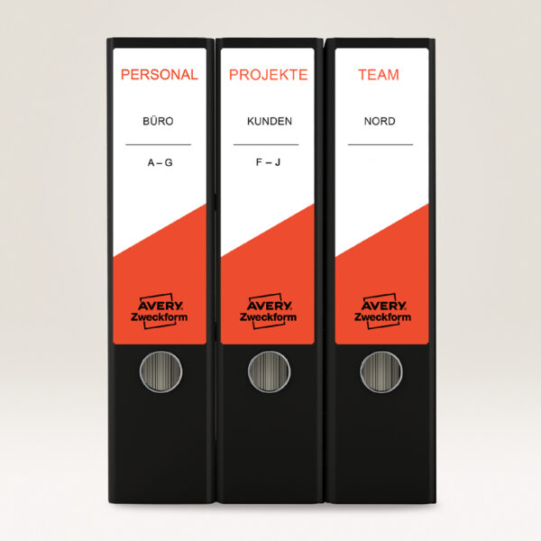 AVERY Zweckform ordnerrug-etiketten, 59 x 192 mm, wit