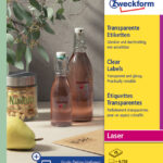 AVERY transparante etiketten, 17,8 x 10 mm