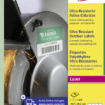 AVERY ultra-resistente folie-etiketten, 45,7x21,2 mm, 10 vel A4, permanent, wit